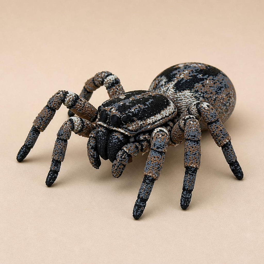 Siebenbeinige Springspinne – Asymmetrische Spinnenfigur | Made in Germany FehnFactory