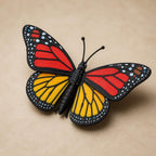 Majestätischer Monarchfalter – Schmetterling Skulptur | Made in Germany FehnFactory
