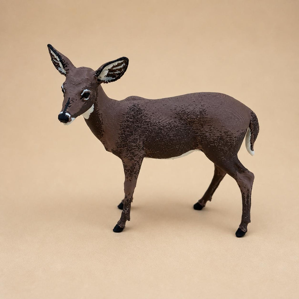 Waldkönigin – Weißwedelhirschkuh Figur | Made in Germany FehnFactory
