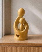 Vaterstärke – Vater-Kind-Skulptur | handbemalt | Made in Germany FehnFactory