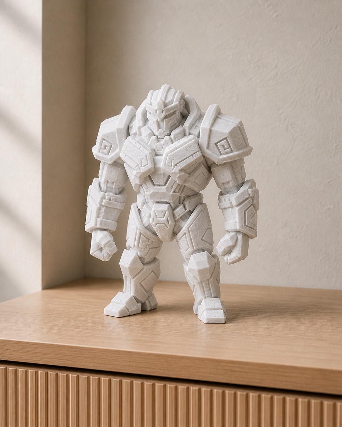 Golem Warrior Technician – gepanzerte Fantasy-Figur | handbemalt | Made in Germany FehnFactory