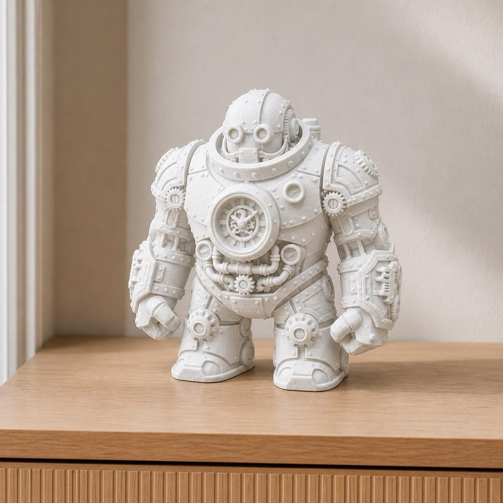 Gear Titan – massive Steampunk-Roboterfigur | handbemalt | Made in Germany FehnFactory