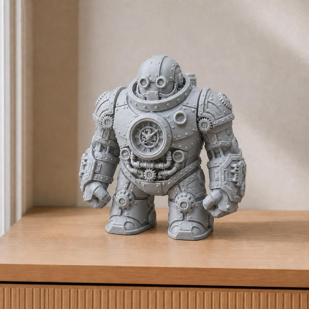 Gear Titan – massive Steampunk-Roboterfigur | handbemalt | Made in Germany FehnFactory