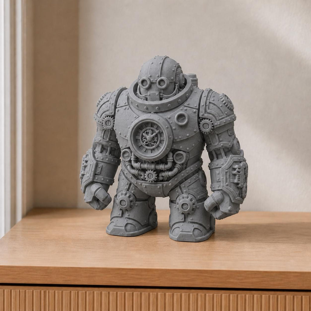 Gear Titan – massive Steampunk-Roboterfigur | handbemalt | Made in Germany FehnFactory