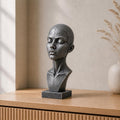 Minimalistische gebrochene Büste – moderne Frauenfigur | handbemalt | Made in Germany FehnFactory