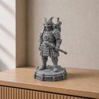 Steampunk-Samurai – mechanische Kriegerfigur | handbemalt | Made in Germany FehnFactory