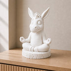 Zen-Esel – meditierende Eselfigur | handbemalt | Made in Germany FehnFactory