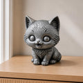 Niedliches Kätzchen – Katzen-Skulptur | handbemalt | Made in Germany FehnFactory