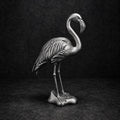 Flamingo mit S-förmigem Hals – elegante Vogelskulptur | handbemalt oder gedruckt | Made in Germany FehnFactory