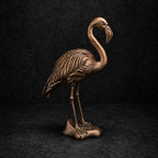 Flamingo mit S-förmigem Hals – elegante Vogelskulptur | handbemalt oder gedruckt | Made in Germany FehnFactory
