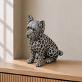 Yorkshire Terrier in Voronoi-Optik – sitzende Hundeskulptur | Made in Germany FehnFactory