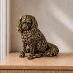 Cavalier King Charles Spaniel in Voronoi-Optik – Hundeskulptur | Made in Germany FehnFactory