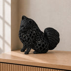 Pomeranian (Zwergspitz) in Voronoi-Optik – Hundeskulptur | Made in Germany FehnFactory
