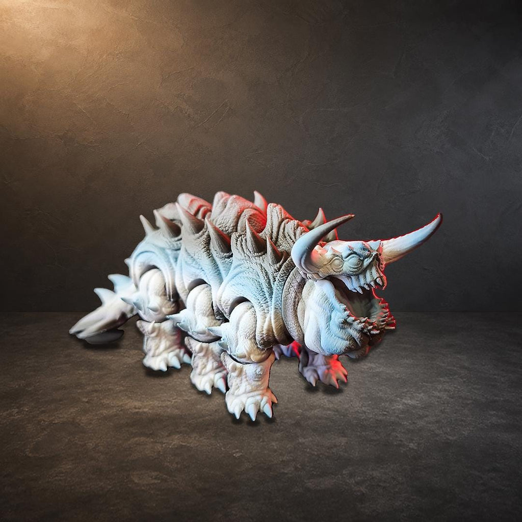 Ushi Articulated bewegliche Fantasy Figur | 3D Druck oder handbemalt | Pipe Cox Design | ca. 20 cm FehnFactory