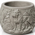 Cane Corso Pflanzgefäß & Organizer – Hunde Blumentopf Relief, Schreibtisch Deko, Geschenkidee FehnFactory