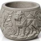 Cane Corso Pflanzgefäß & Organizer – Hunde Blumentopf Relief, Schreibtisch Deko, Geschenkidee FehnFactory