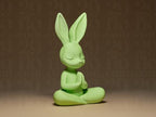 Meditierender Hase – ruhige Yoga-Hasenfigur | moderne Tierdeko | Made in Germany FehnFactory