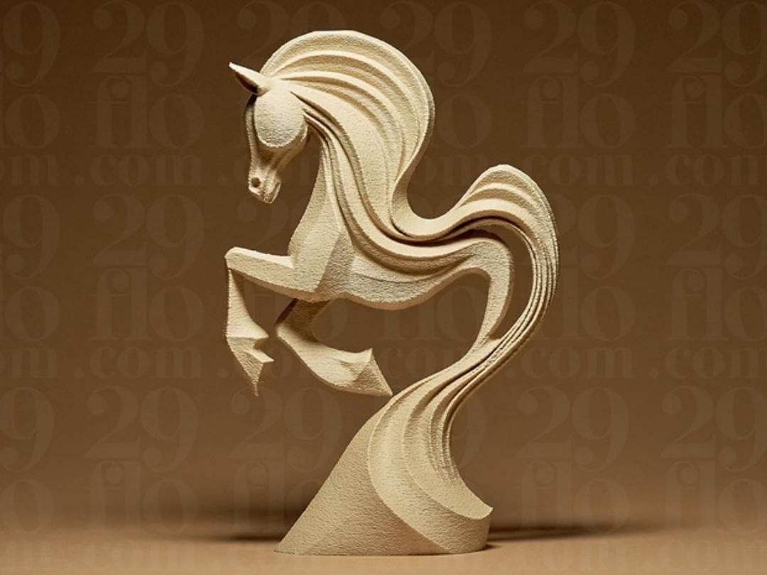 Springendes Pferd – moderne Pferde-Skulptur | dynamische Tierfigur | Made in Germany FehnFactory