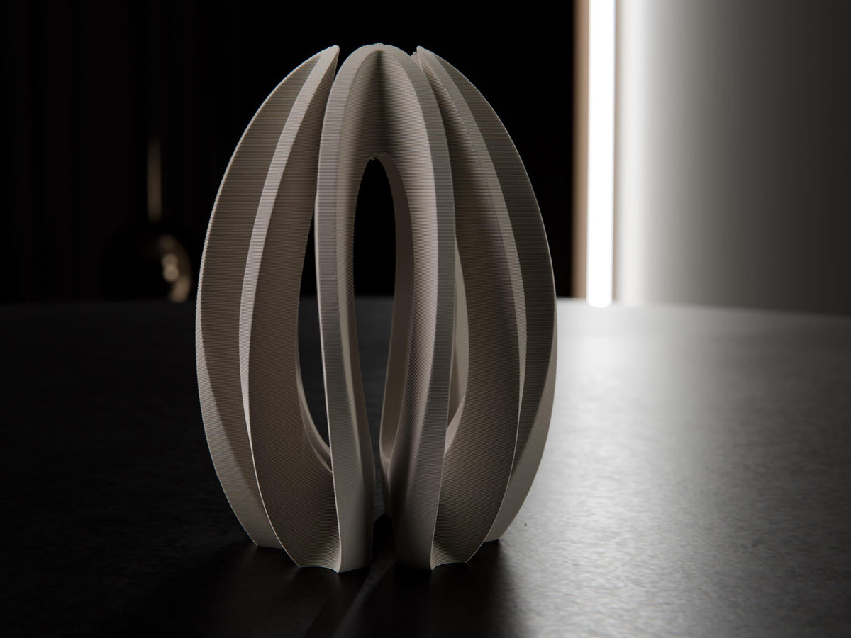 3er-Set moderne Ostereier – Spiral-, Wellen- und Schleifen-Design, minimalistische Osterdeko FehnFactory