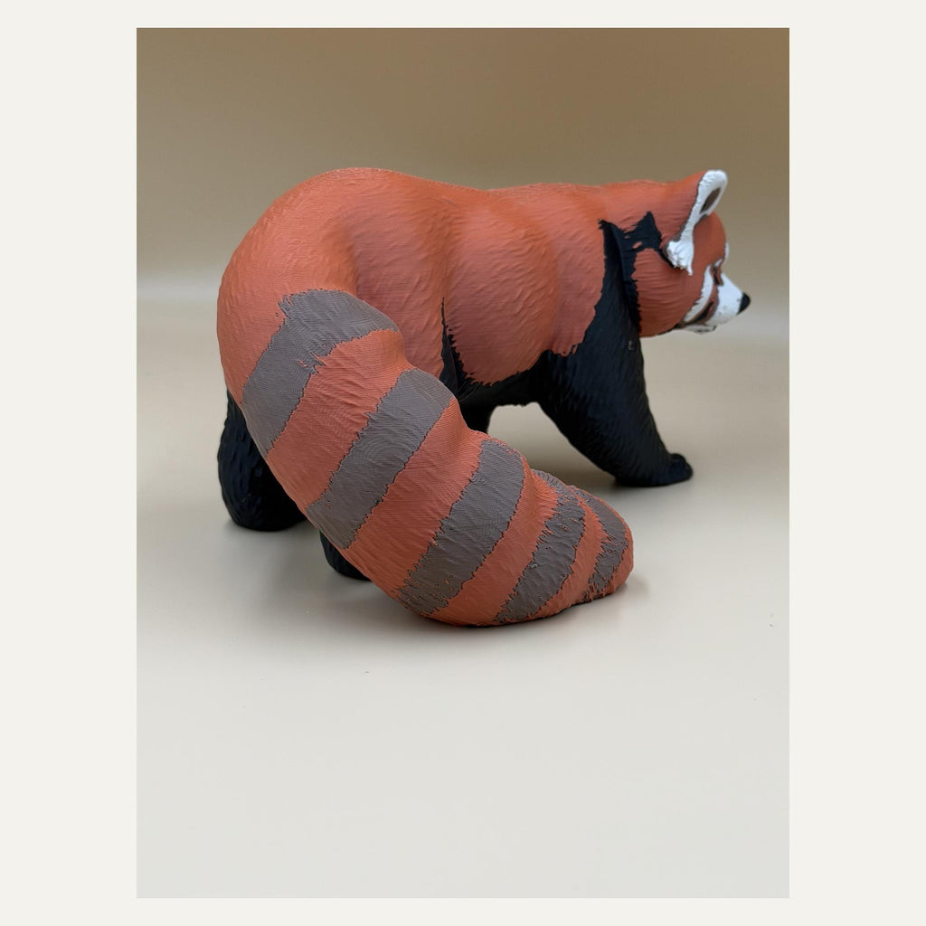 Roter Panda mit Ringelschwanz – realistische Tier-Skulptur | Made in Germany FehnFactory