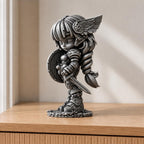 Chibi-Schildmaid – Fantasy-Ritterin mit Schwert und Schild | handbemalt oder gedruckt | Made in Germany FehnFactory