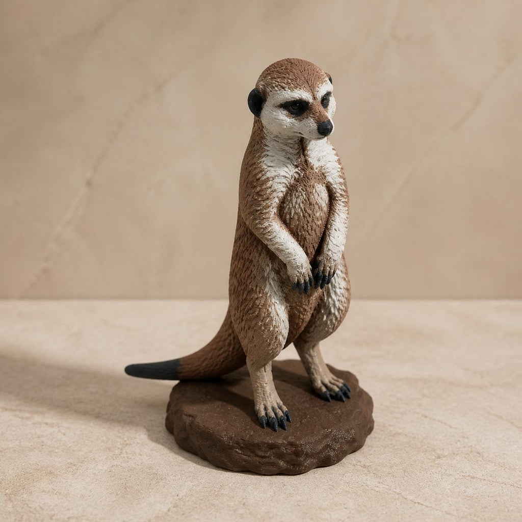 Wüsten-Späher – Erdmännchen-Skulptur | Safari- & Tier-Deko | Made in Germany FehnFactory