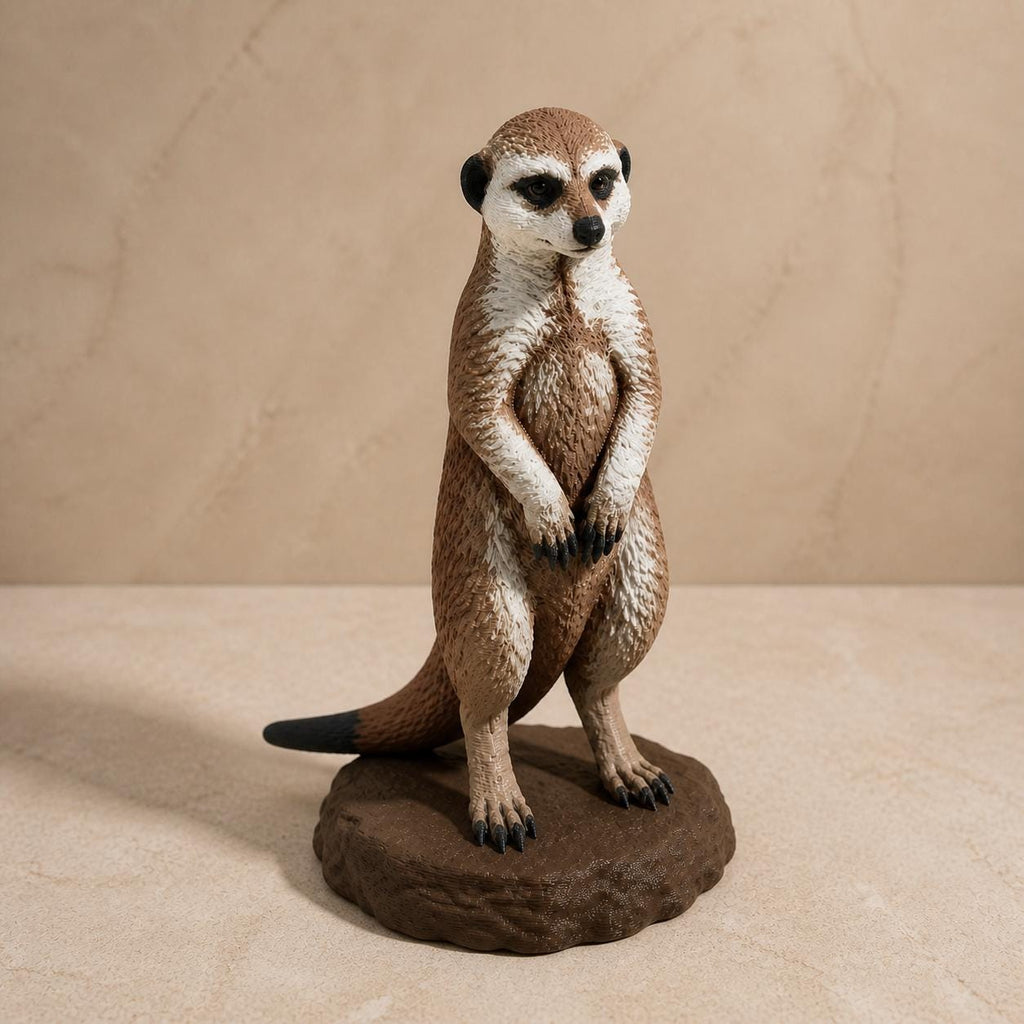 Wüsten-Späher – Erdmännchen-Skulptur | Safari- & Tier-Deko | Made in Germany FehnFactory