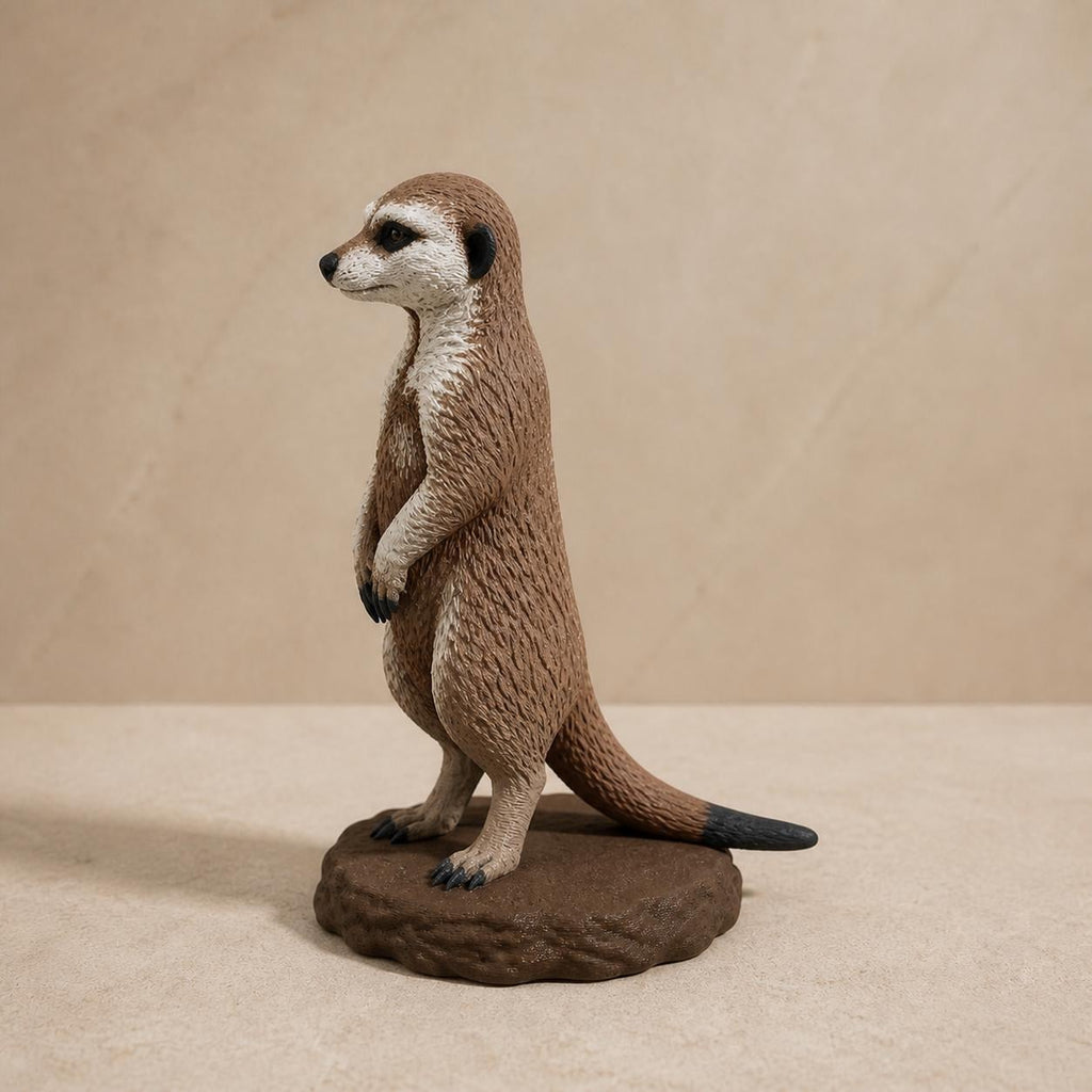 Wüsten-Späher – Erdmännchen-Skulptur | Safari- & Tier-Deko | Made in Germany FehnFactory