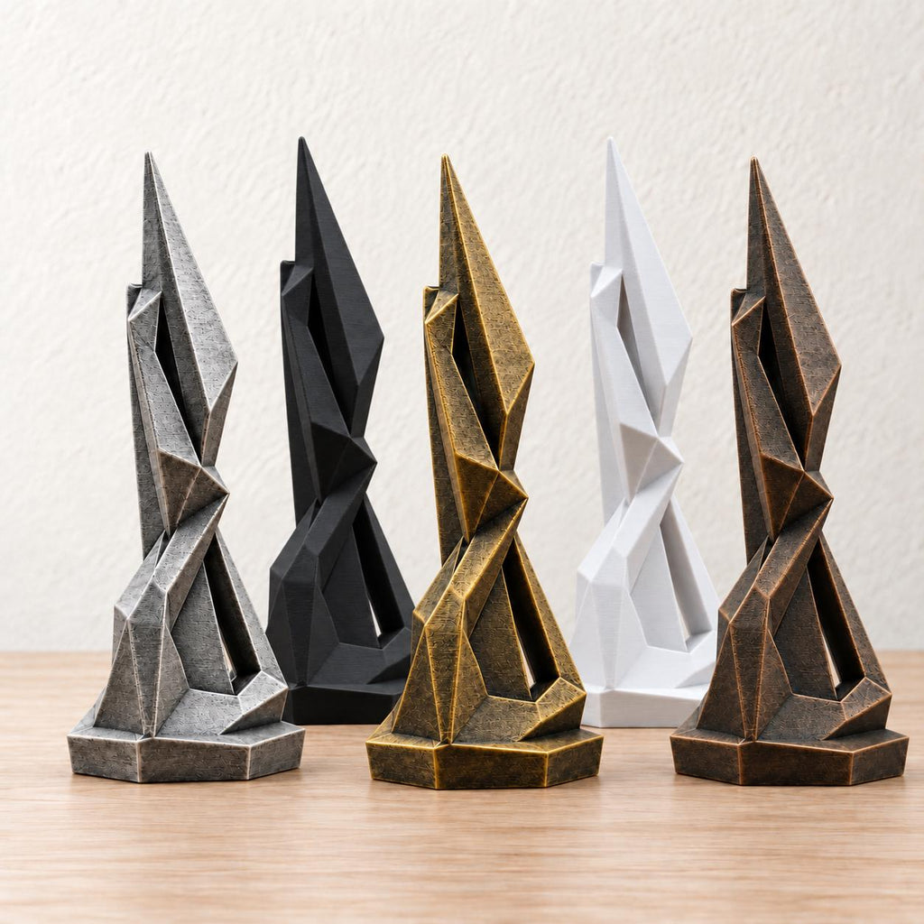 Loop – abstrakte Design-Skulptur | geometrische Wohnraum-Deko | Made in Germany FehnFactory