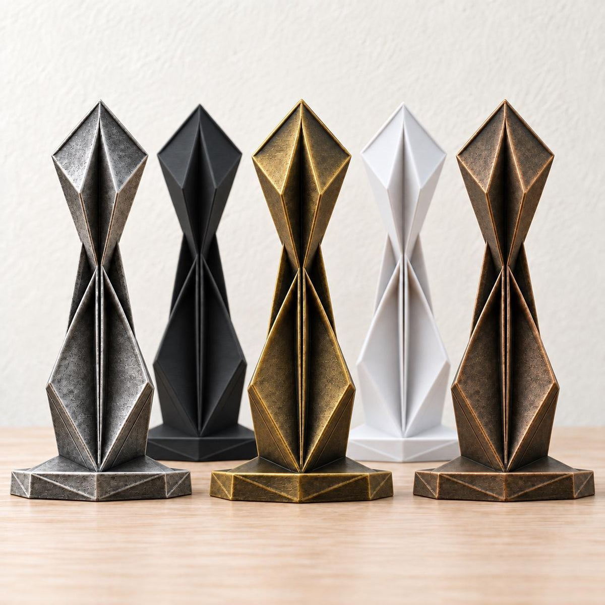 Wave – abstrakte Design-Skulptur | geometrische Wohnraum-Deko | Made in Germany FehnFactory
