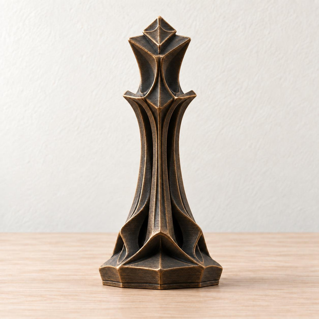 Bend – abstrakte Design-Skulptur | geometrische Wohnraum-Deko | Made in Germany FehnFactory