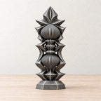 Mesh – abstrakte Design-Skulptur | geometrische Wohnraum-Deko | Made in Germany FehnFactory