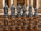 Philosophen-Schachfigurenset – komplett 32-teilig | Antikes Griechenland | 3 Größen & 12 Farbpaare | Made in Germany FehnFactory