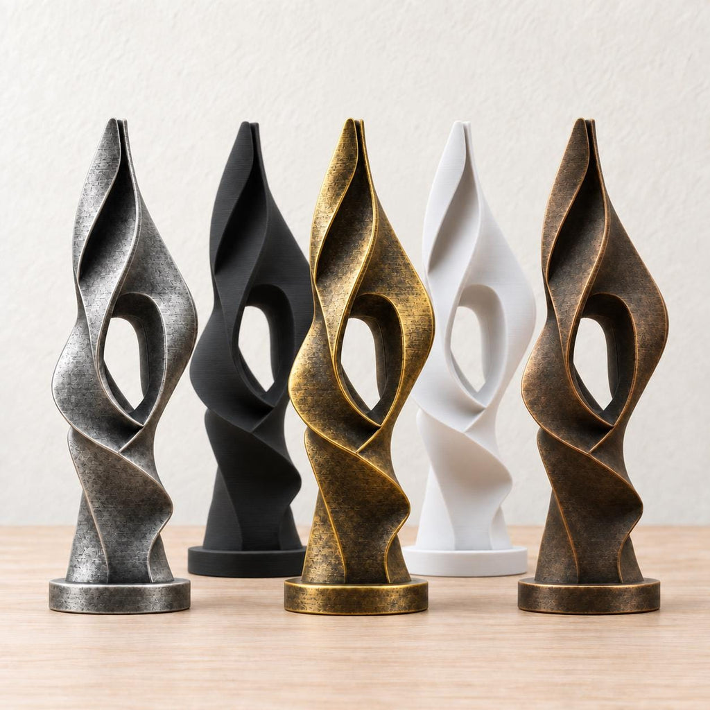 Cascade – abstrakte Design-Skulptur | geometrische Wohnraum-Deko | Made in Germany FehnFactory