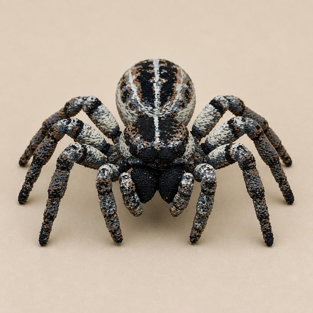 Achtbeinige Springspinne – Spinnen Skulptur | Made in Germany FehnFactory