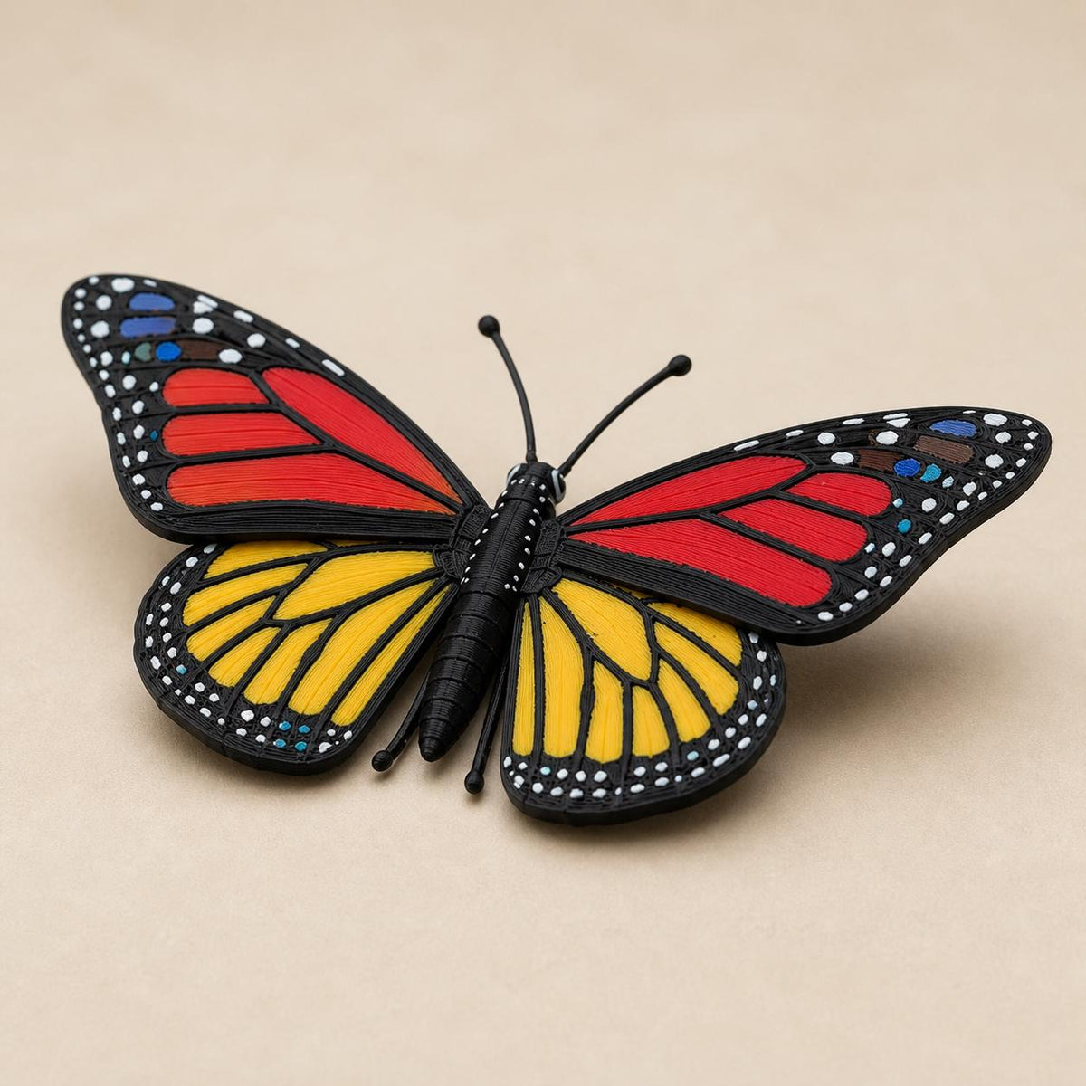 Majestätischer Monarchfalter – Schmetterling Skulptur | Made in Germany FehnFactory