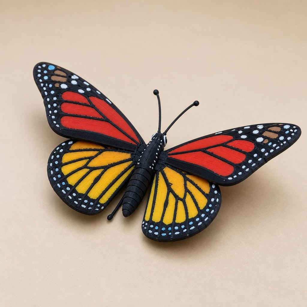 Majestätischer Monarchfalter – Schmetterling Skulptur | Made in Germany FehnFactory