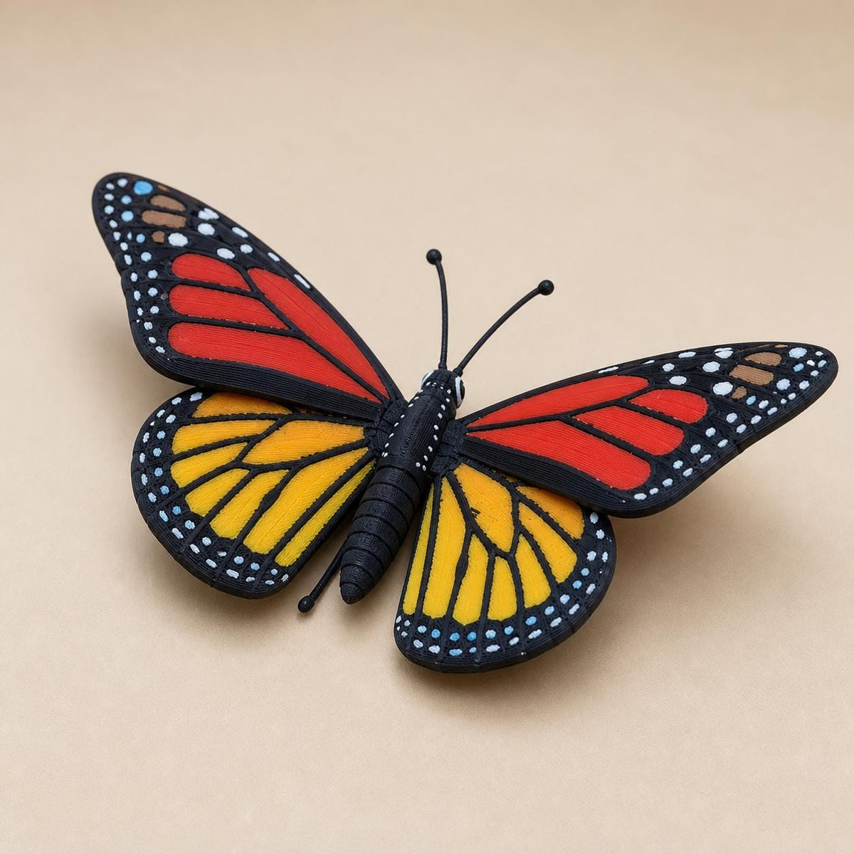 Majestätischer Monarchfalter – Schmetterling Skulptur | Made in Germany FehnFactory
