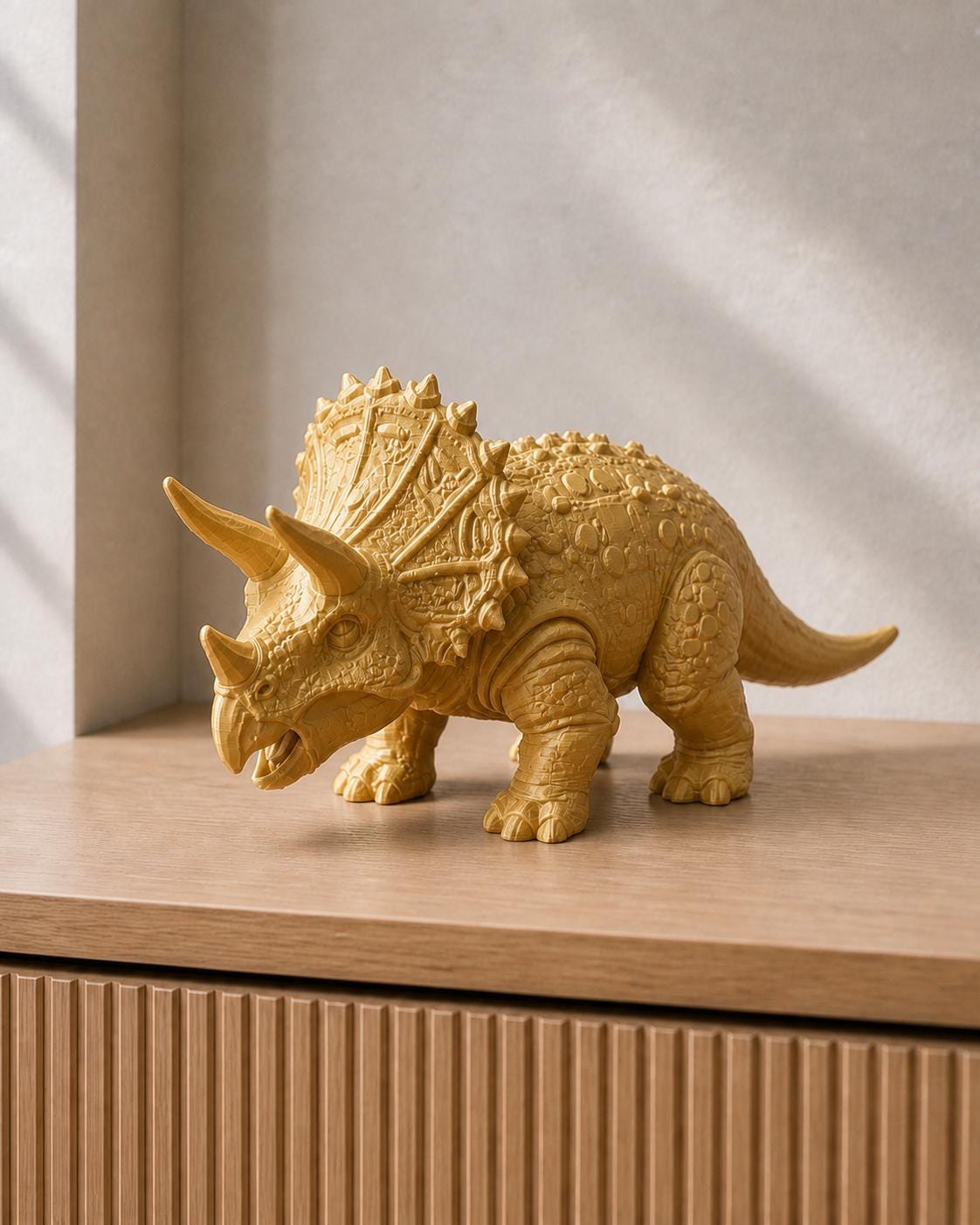 Triceratops – Dinosaurier-Skulptur | handbemalt | Made in Germany FehnFactory