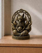 Kitsune Geist – Fuchsgeist-Skulptur | handbemalt | Made in Germany FehnFactory