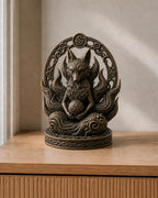 Kitsune Geist – Fuchsgeist-Skulptur | handbemalt | Made in Germany FehnFactory