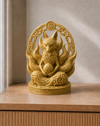 Kitsune Geist – Fuchsgeist-Skulptur | handbemalt | Made in Germany FehnFactory