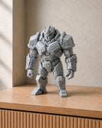 Golem Warrior Technician – gepanzerte Fantasy-Figur | handbemalt | Made in Germany FehnFactory