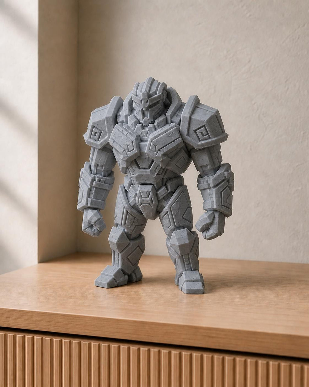 Golem Warrior Technician – gepanzerte Fantasy-Figur | handbemalt | Made in Germany FehnFactory