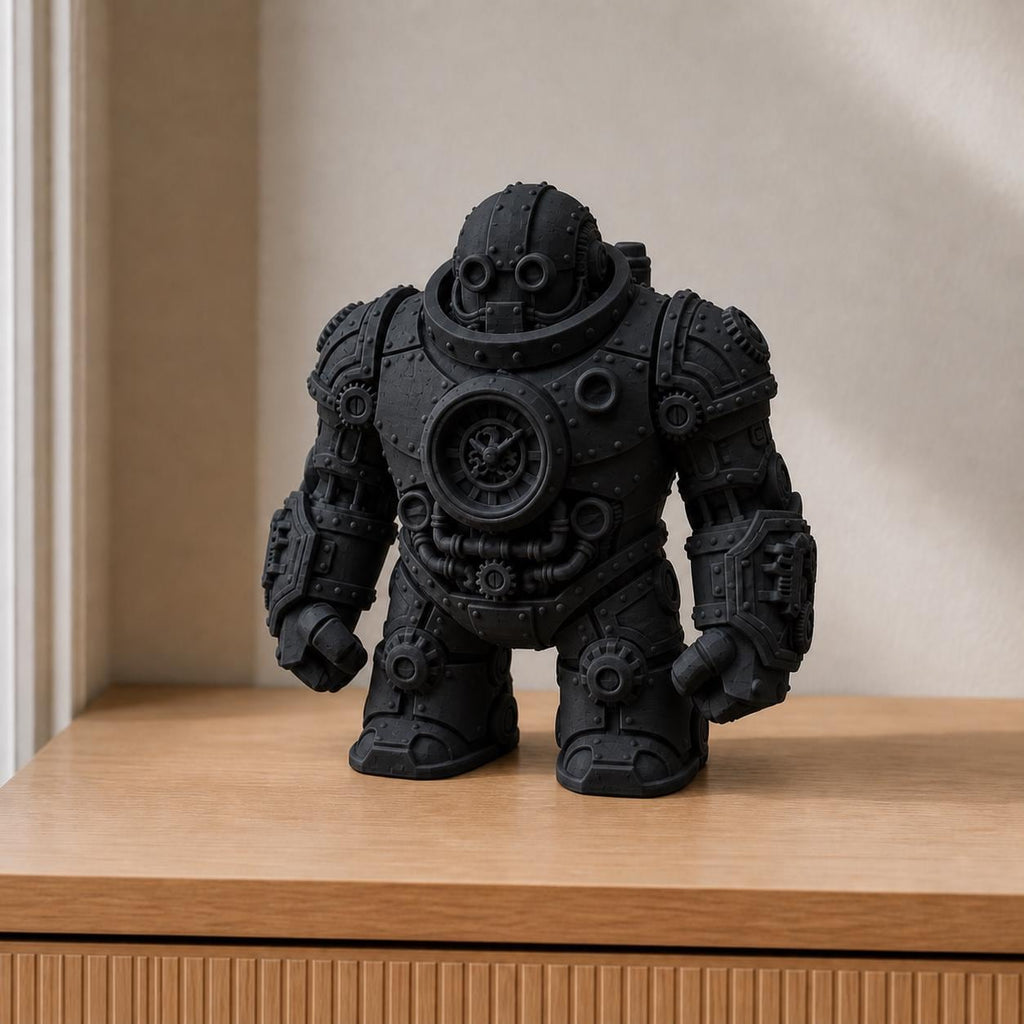 Gear Titan – massive Steampunk-Roboterfigur | handbemalt | Made in Germany FehnFactory