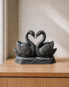 Schwäne der Liebe – Herzskulptur | handbemalt oder gedruckt | Made in Germany FehnFactory