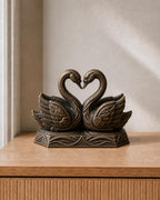 Schwäne der Liebe – Herzskulptur | handbemalt oder gedruckt | Made in Germany FehnFactory