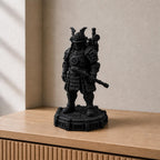 Steampunk-Samurai – mechanische Kriegerfigur | handbemalt | Made in Germany FehnFactory