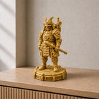 Steampunk-Samurai – mechanische Kriegerfigur | handbemalt | Made in Germany FehnFactory