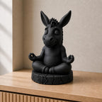 Zen-Esel – meditierende Eselfigur | handbemalt | Made in Germany FehnFactory